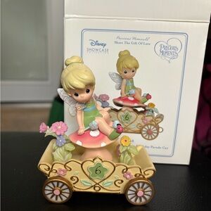Disney Precious Moments Tinker Bell Parade Figurine with Pink and Gold - Age 6